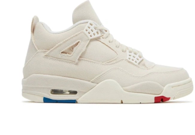 Chep Onekick Canvas DQ4909-100 4 Jordan Blank Air Retro 0804